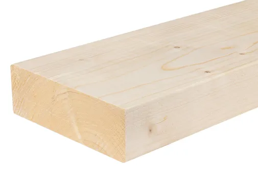 Balk Vuren 75x225mm (70x220mm netto) geschaafd 