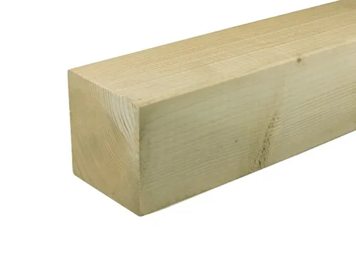 Paal Vuren 100x100mm (95x95mm netto) geschaafd geïmpregneerd