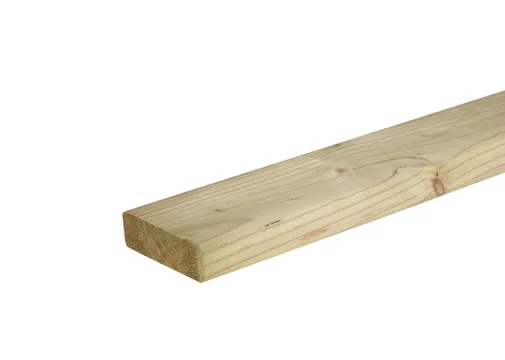 Regel Vuren 32x100mm (28x95mm netto) geschaafd geïmpregneerd 