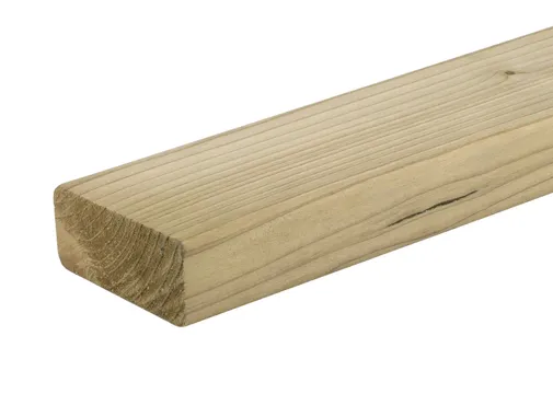 Regel Vuren 32x75mm (28x70mm netto) geschaafd geïmpregneerd 