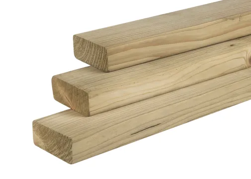 Regel Vuren 32x75mm (28x70mm netto) geschaafd geïmpregneerd 