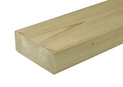 Vuren balken geïmp 50x125mm geschaafd 44x120mm
