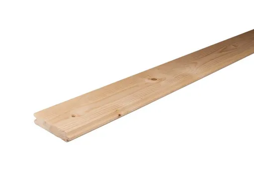 Vloerdeel Vuren 22x100mm (werkend 18x88mm) mes en groef geschaafd 