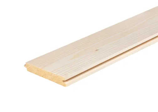 Vloerdeel Vuren 22x125mm (werkend 18x113mm) mes en groef geschaafd 