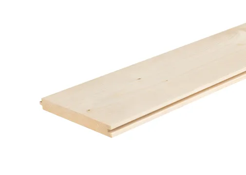 Vloerdeel Vuren 22x175mm (werkend 18x163mm) mes en groef geschaafd 