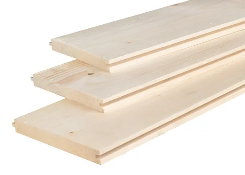 Vloerdeel Vuren 22x175mm (werkend 18x163mm) mes en groef geschaafd 