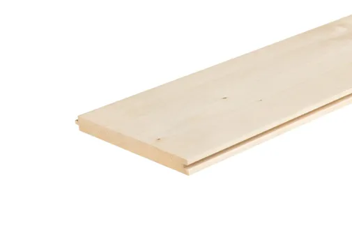 Vloerdeel Vuren 32x300mm (werkend 25x280mm) mes en groef geschaafd
