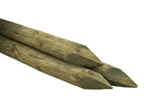 Weidepaal kastanje Ø140-160mm geschild gepunt