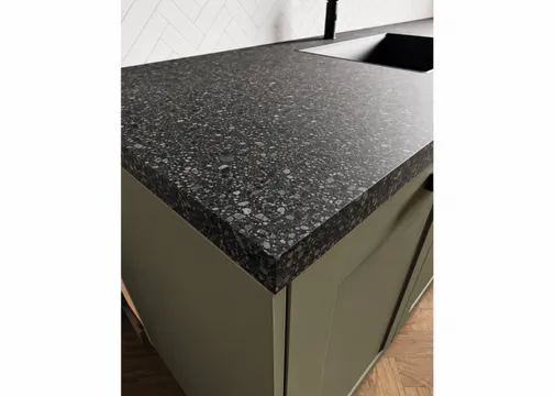 Kantband werkblad 38x605mm donker graniet per 2 stuks