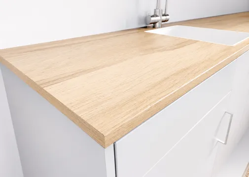Kantband werkblad 38x605mm europees eiken per 2 stuks