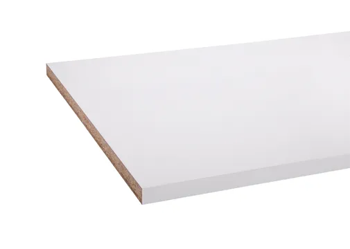 Werkblad Spaanplaat 29mm met ABS kantband wit