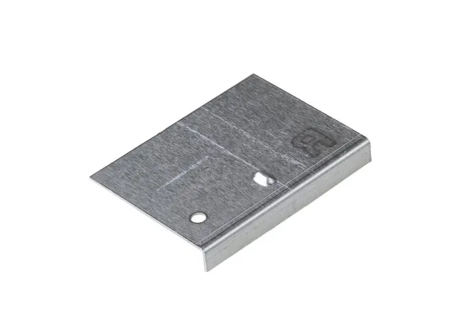 Daktrim aluminium verbindingsplaat 60x45mm