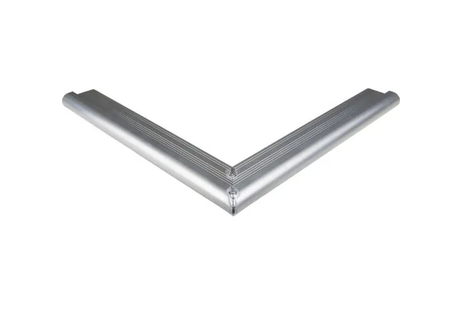 Daktrim aluminium buitenhoek kraal 26x40mm 1000mm