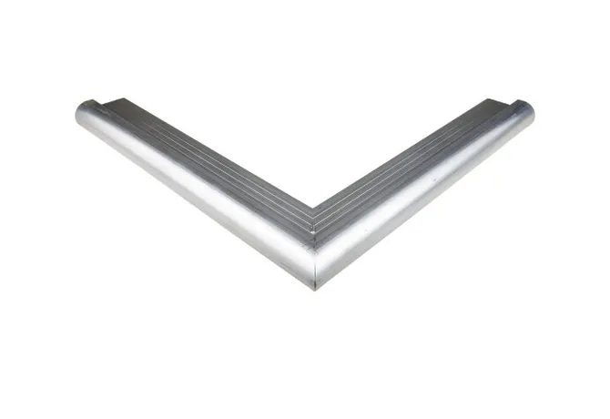 Daktrim aluminium buitenhoek kraal 45x40mm 800mm