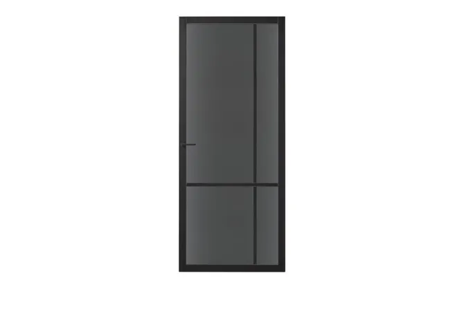 Binnendeur SSL 4007 met rookglas zwart RAL9011