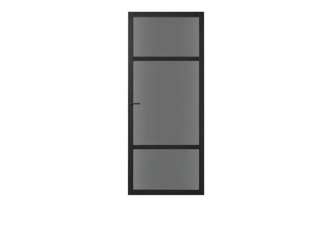Binnendeur SSL 4026 met rookglas zwart RAL9011