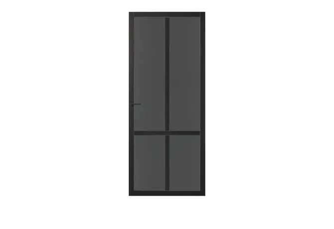 Binnendeur SSL 4028 met rookglas zwart RAL9011