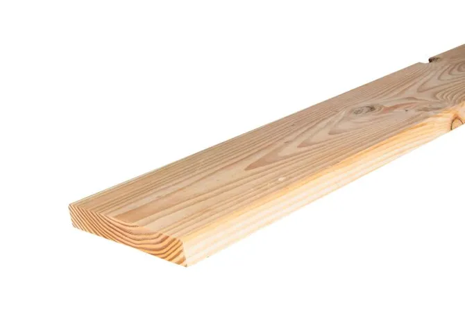 Plank Douglas hout 22x200mm fijnbezaagd 