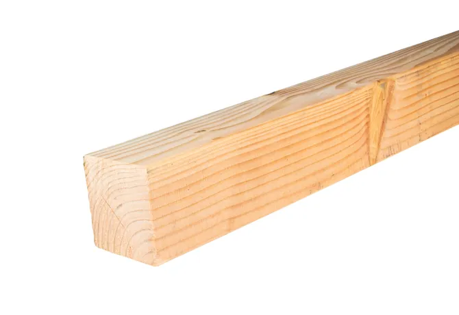 Paal Douglas hout 90x90mm (85x85mm netto) geschaafd 