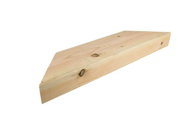 Schoor Douglas hout recht 65x140mm geschaafd 60cm (langste lengte)