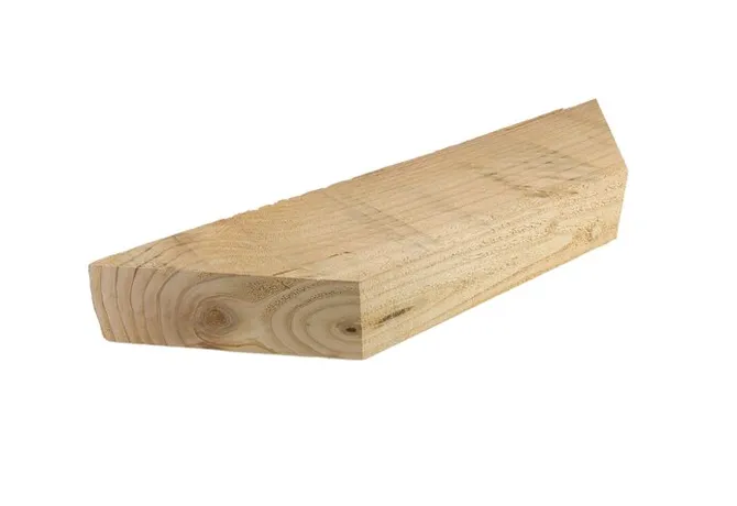Schoor Douglas hout recht 70x150mm fijnbezaagd 60cm (langste lengte)