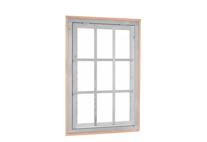 Universeel stelkozijn voor raam Douglas hout (2x250cm)