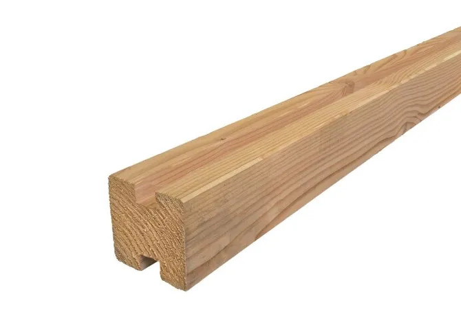 Sleufpaal Douglas hout (tussenpaal) 110x110mm 