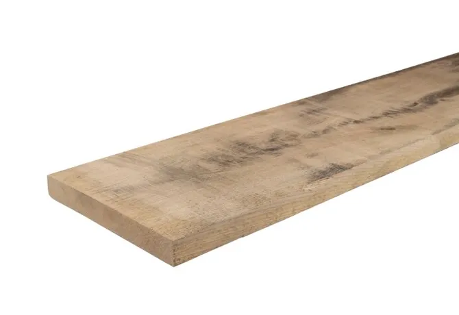 Plank Eiken 25x200mm bezaagd 