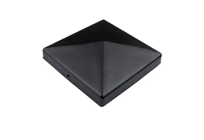 Paalkap piramide 101x101mm zwart