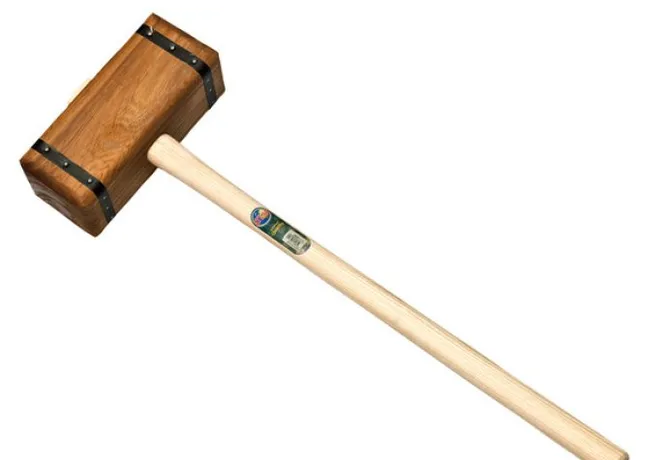 Sleg (een zware houten hamer) met breedte kop 120mm