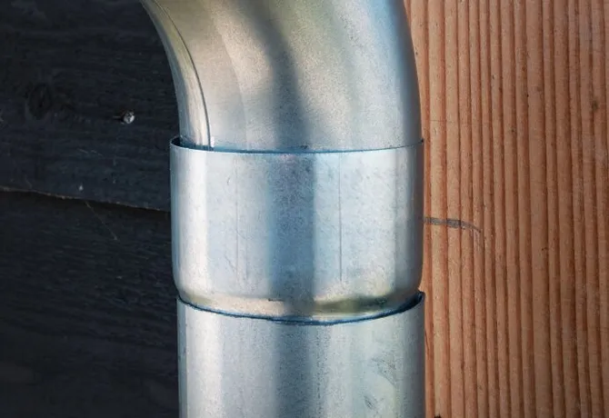 Verbindingsstuk mof verzinkt staal voor 80mm HWA buis